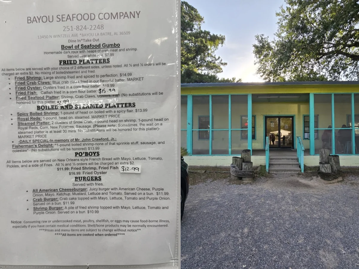 Fresh Seafood in Bayou La Batre